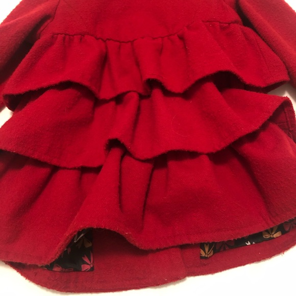 Cherokee Red Ruffle Will Blend Coat - Picture 4 of 5